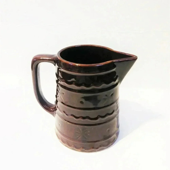 Mar-Crest Brown Oven Proof Stoneware Pitcher - Picture 3 of 5